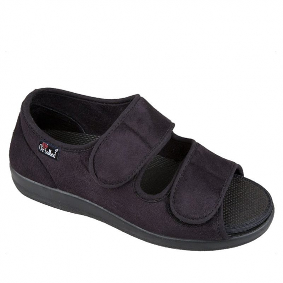 Pánska ortopedická obuv 513 čierna ꟾ Diapra.sk – pohodlná zdravotná obuv