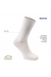 Redvig pánske zdravotné ponožky bez lemu, biela, hrubé rebrované ponožky, popis ꟾ Diapra.sk - zdravá a pohodlná obuv