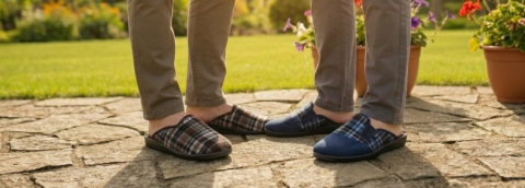 Pánske papuče ( jar - leto )