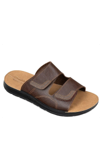 Ortomed 2707 - pánske šľapky hnedé ꟾ diapra.sk 