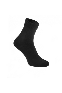 OLA dámske hladké ponožky s komfortným lemom zo 100% bavlny, čierna, komfortný lem, spevnená špica a päta ꟾ Diapra.sk - zdravá a pohodlná obuv