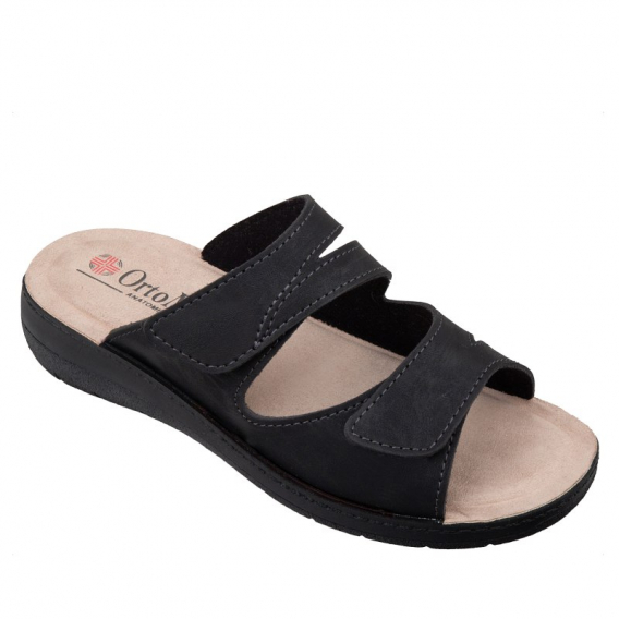 Dámske ortopedické šľapky 2601, čierne ꟾ Diapra.sk