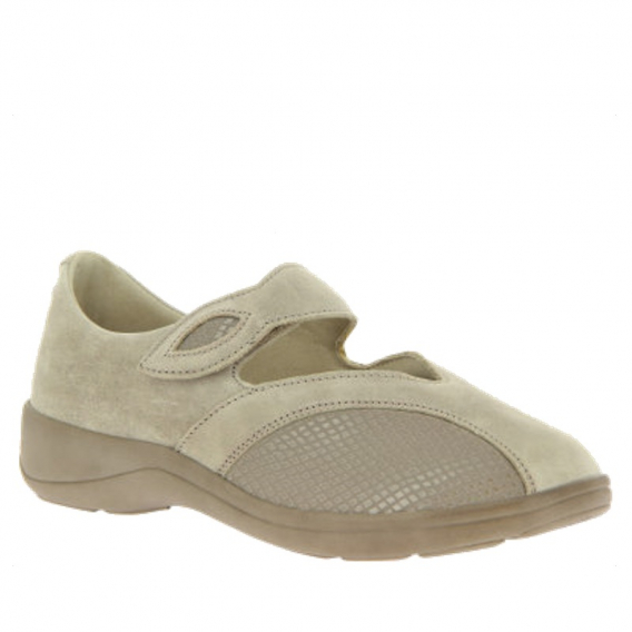 Dámska zdravotná obuv Varomed Siena, na suchý zips, šedá, pre hallux valgus, hallux rigidus ꟾ Diapra.sk - kvalitná zdravotná obuv