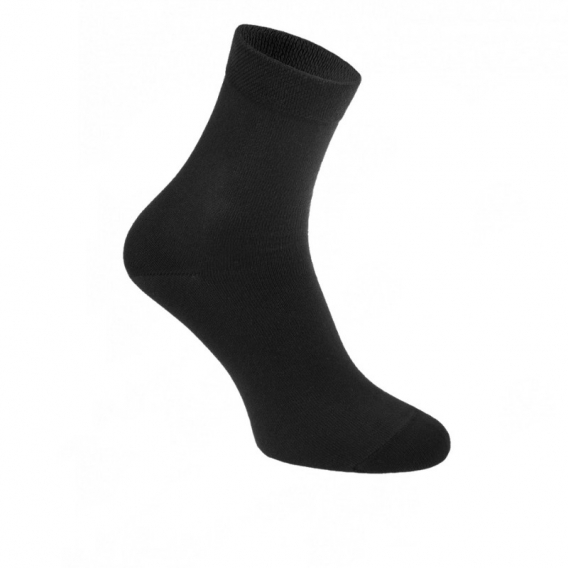 OLA dámske hladké ponožky s komfortným lemom zo 100% bavlny, čierna, komfortný lem, spevnená špica a päta ꟾ Diapra.sk - zdravá a pohodlná obuv