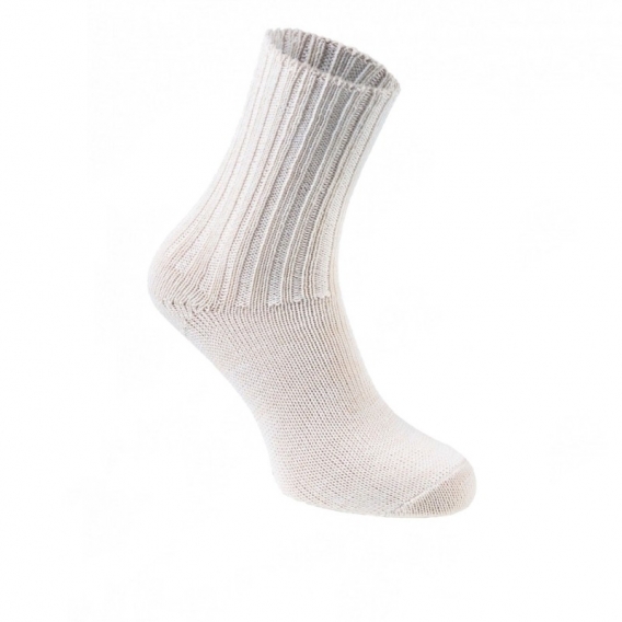 RAVA dámske zdravotné ponožky bez lemu, biela, teplé ꟾ Diapra.sk - pohodlná zdravotná obuv