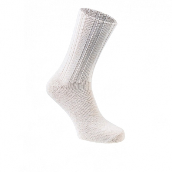 Redvig pánske zdravotné ponožky bez lemu, biela, hrubé rebrované ponožky ꟾ Diapra.sk - zdravá a pohodlná obuv