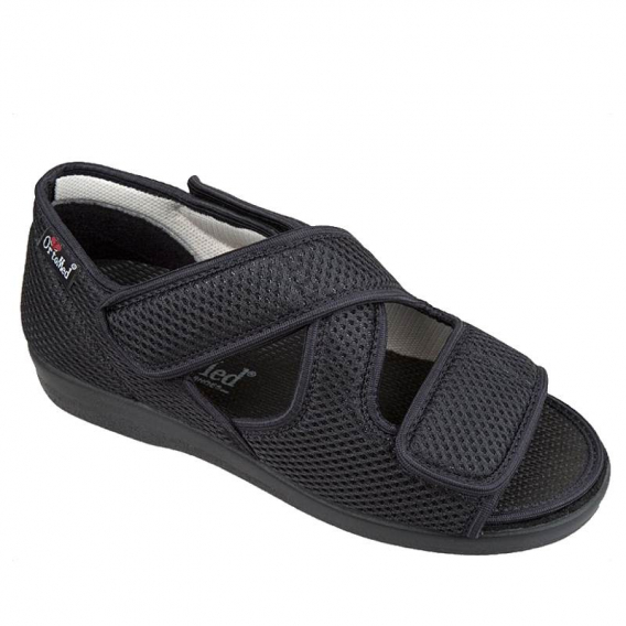 Pánska ortopedická obuv 530 čierna ꟾ Diapra.sk – pohodlná zdravotná obuv