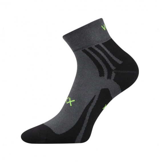 ABRA športové antibakteriálne ponožky, tm.šedá ꟾ diapra.sk - Zdravá a pohodlná obuv