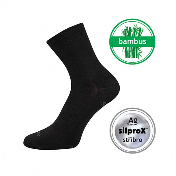 Zdravotné ponožky Baeron, čierne ꟾ diapra.sk - Zdravá a pohodlná obuv