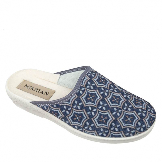 Dámske papuče modré so vzorom ꟾ diapra.sk - pohodlná zdravotná obuv